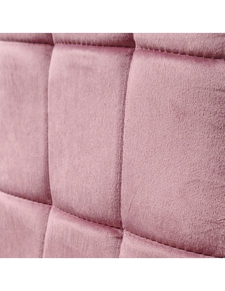 6 krzeseł MONAKO VELVET różowe