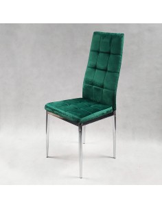 6 krzeseł MONAKO VELVET zielone 2
