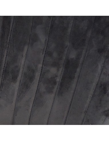 Fotel FLORYDA GOLD VELVET czarny - welur