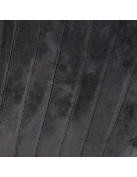 Fotel FLORYDA GOLD VELVET czarny - welur