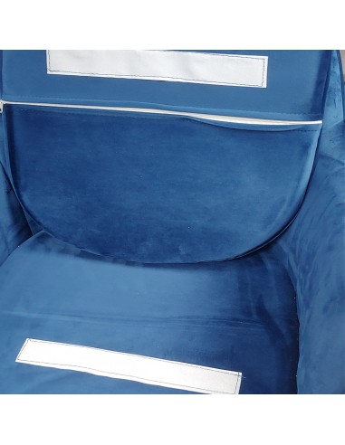 Fotel FLORYDA GOLD VELVET czarny - welur