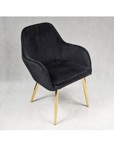 Fotel FLORYDA GOLD VELVET różowy - welur