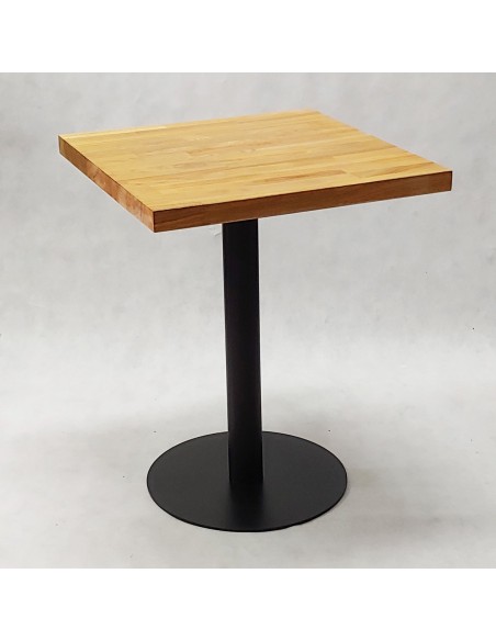 Zestaw stół Bistro Wood i 4 krzesła miedziane Paris