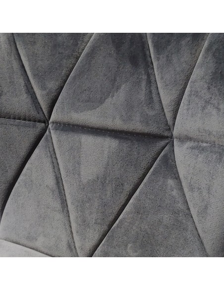 Krzesło ELIOT VELVET szare - welur