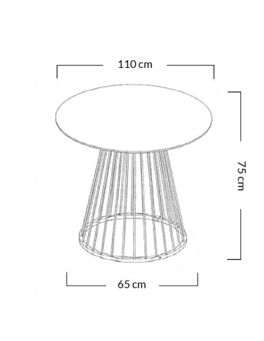Stół GLAM WALNUT 110 - fornir orzechowy, chromowana podstawa