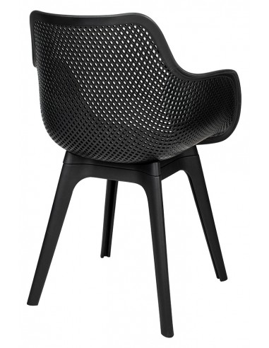 Krzesło LANDI czarne - polipropylen