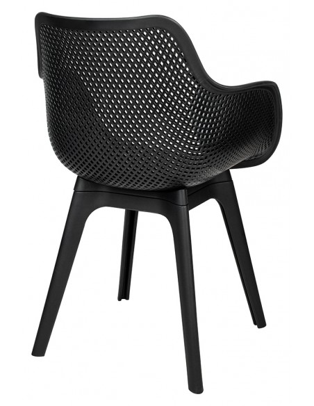 Krzesło LANDI czarne - polipropylen