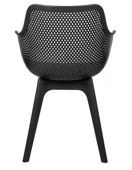 Krzesło LANDI czarne - polipropylen