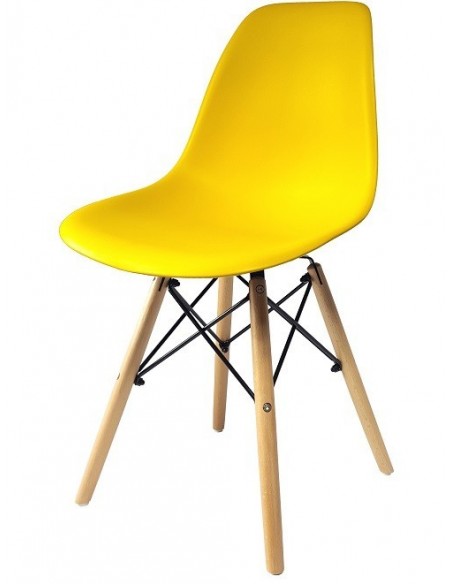 Krzesła DSW Milano żółte 4 szt
