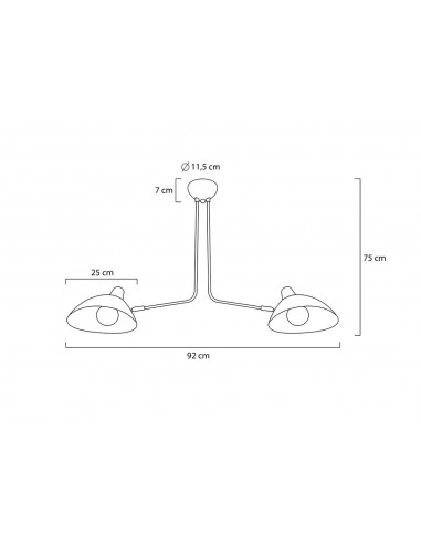 Lampa wisząca RAVEN 2