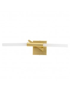 Kinkiet CANDELABR WALL złoty - aluminium, szkło 2
