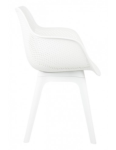 Krzesło LANDI białe - polipropylen