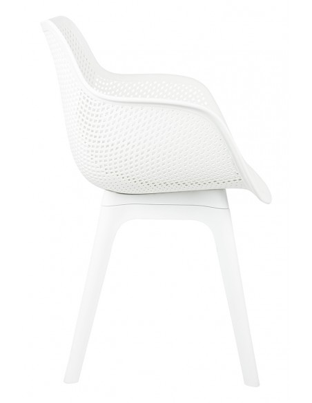 Krzesło LANDI białe - polipropylen