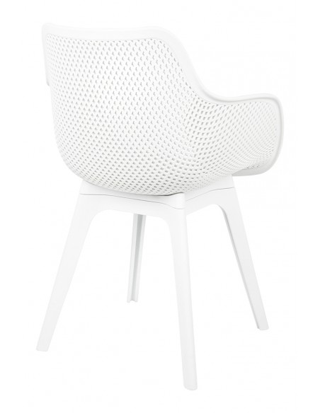 Krzesło LANDI białe - polipropylen