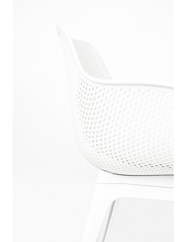 Krzesło LANDI białe - polipropylen