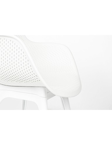 Krzesło LANDI białe - polipropylen