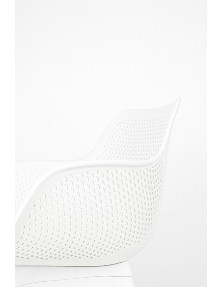 Krzesło LANDI białe - polipropylen