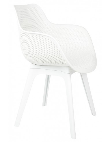 Krzesło LANDI białe - polipropylen