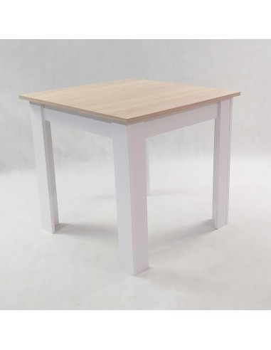 Zestaw stół Modern 80 SW i 4 czarne krzesła Nicea