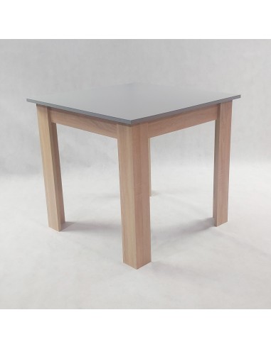 Zestaw stół Modern 80 GS i 2 krzesła Milano szare