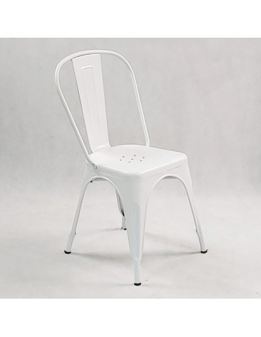 Zestaw stół Modern 80 BW i 2 krzesła Paris białe