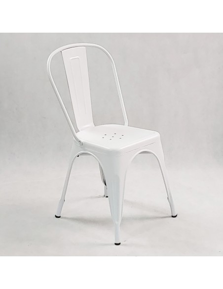 Zestaw stół Modern 80 SW i 2 krzesła Paris białe