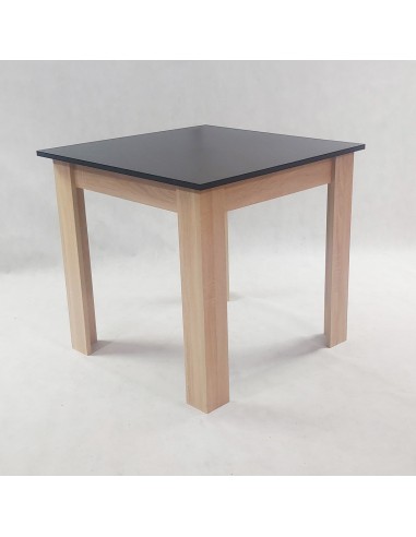 Zestaw stół Modern 80 BS i 2 krzesła Paris białe