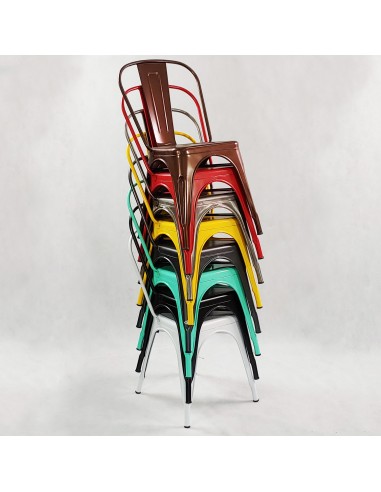 Zestaw stół Modern 80 GW i 2 krzesła Paris czarne