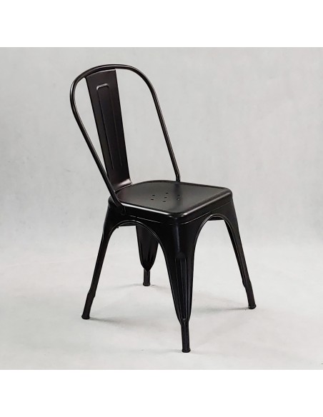 Zestaw stół Modern 80 SW i 2 krzesła Paris czarne