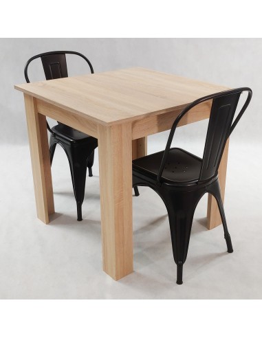 Zestaw stół Modern 80 sonoma i 2 krzesła Paris...