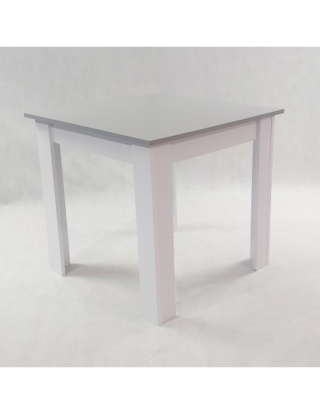 Zestaw stół Modern 80 GW i 4 krzesła Paris białe