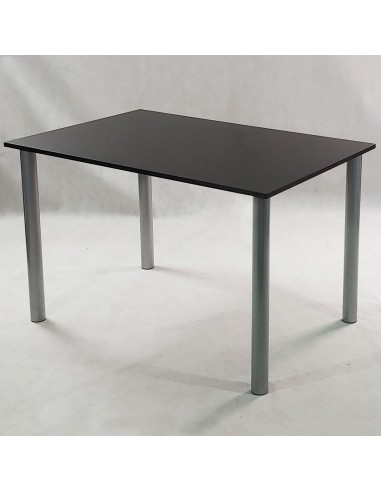 Zestaw stół Lugano 120 czarny i 4 krzesła...