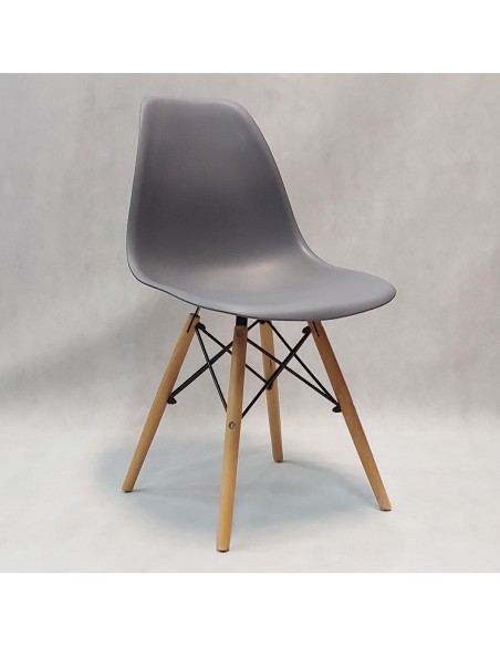 Zestaw stół Lugano 120 czarny i 6 krzeseł Milano grafitowych