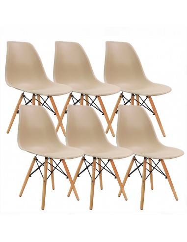 Zestaw stół Lugano 120 szary i 6 krzeseł Milano...