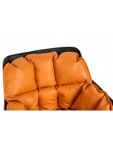 Krzesło obrotowe SHIBA brązowe / czarne