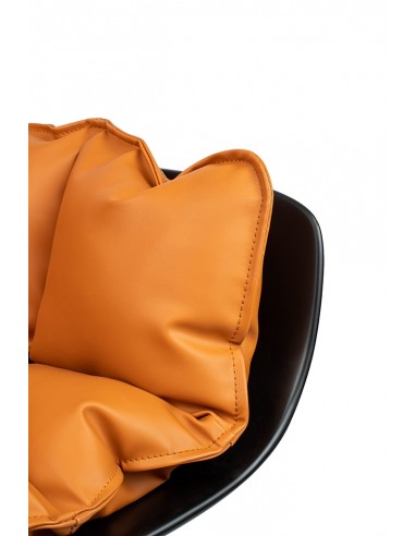 Krzesło obrotowe SHIBA brązowe / czarne