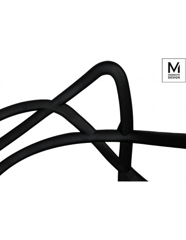 MODESTO krzesło HILO czarne - polipropylen