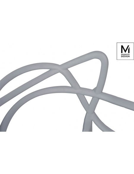 MODESTO krzesło HILO szare - polipropylen