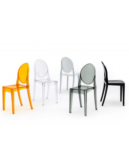 Krzesło VICTORIA transparentne - poliwęglan