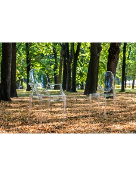 Krzesło VICTORIA transparentne - poliwęglan