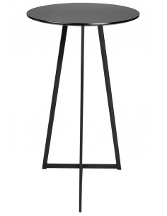 Stolik ALLEN 60 czarny - MDF, metal 2