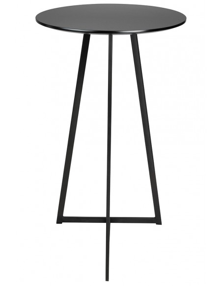 Stolik ALLEN 60 czarny - MDF, metal