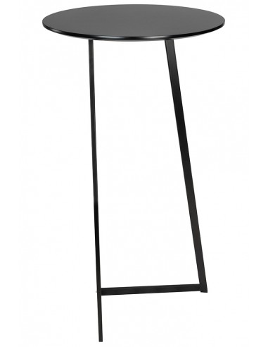 Stolik ALLEN 60 czarny - MDF, metal