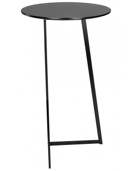 Stolik ALLEN 60 czarny - MDF, metal