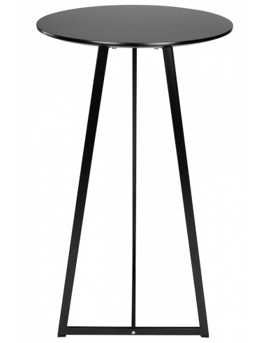 Stolik ALLEN 60 czarny - MDF, metal