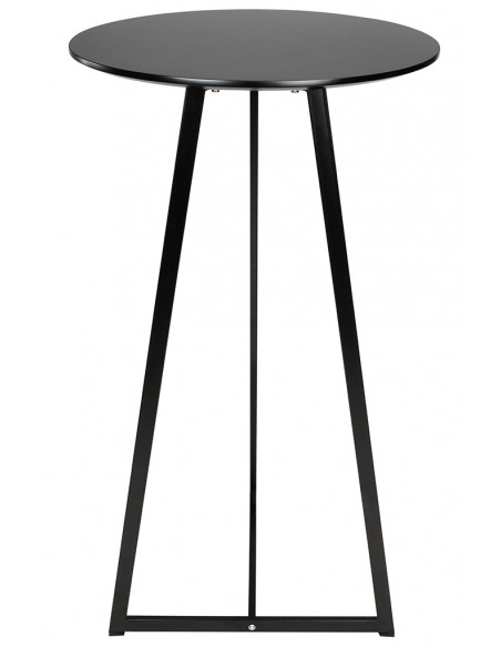 Stolik ALLEN 60 czarny - MDF, metal