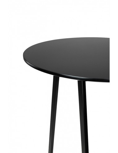 Stolik ALLEN 60 czarny - MDF, metal