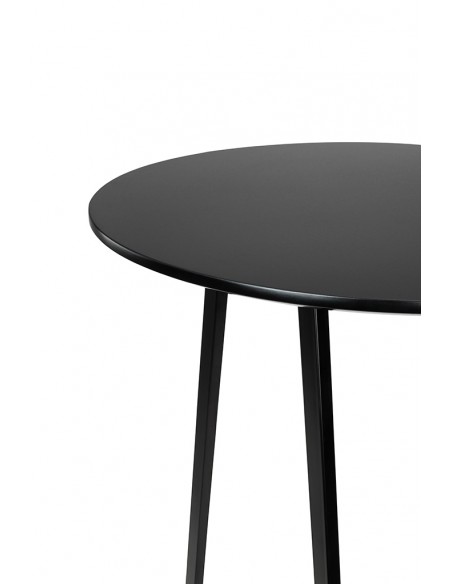 Stolik ALLEN 60 czarny - MDF, metal