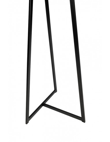 Stolik ALLEN 60 czarny - MDF, metal