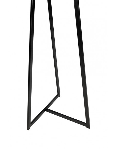 Stolik ALLEN 60 czarny - MDF, metal